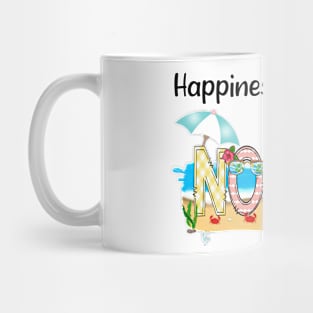 Happiness Is Being A Nonna Summer Beach Happy Mother's Mug